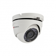 Уличная HD-TVI камера-сфера 1Мп HiWatch DS-T103 с ИК-подсветкой и поддержкой CVBS
